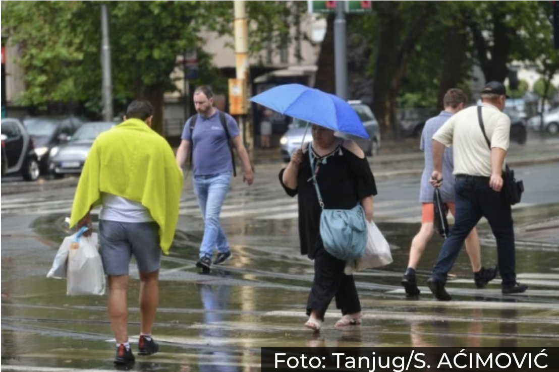 I DANAS KIŠA! Mogući kratkotrajni pljuskovi, na severu sunčano