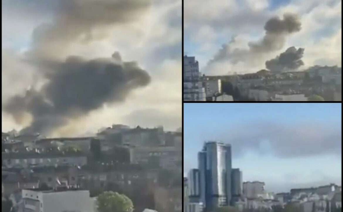 NAPADNUT KIJEV, DA LI JE OVO OSVETA ZA KRIMSKI MOST?: Pet jakih detonacija odjeknulo u centru grada! VIDEO 