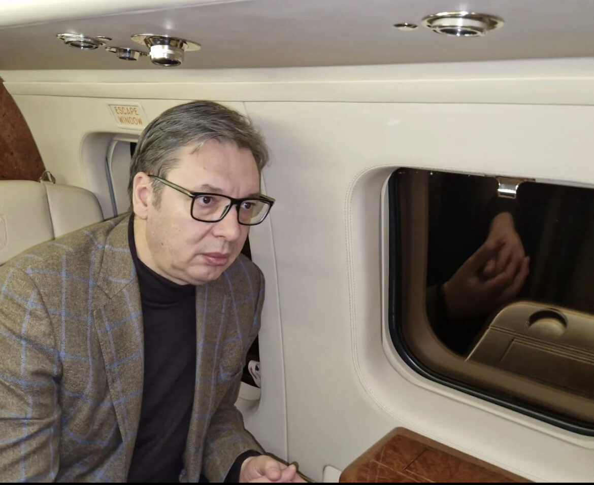 VUČIĆ KRENUO KA ADMINISTRATIVNOJ LINIJI: Predsednik se oglasio iz helikoptera – Kakva god odluka našeg naroda bude bila, prihvatiću je 
