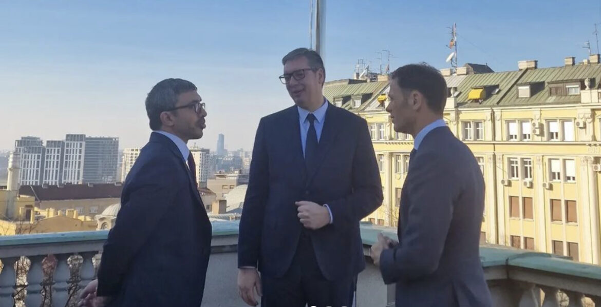 PREDSEDNIK VUČIĆ I MINISTAR MALI SA AL NAHJANOM: Beograd na vodi je simbol našeg glavnog grada koji je putokaz za budućnost (FOTO) 