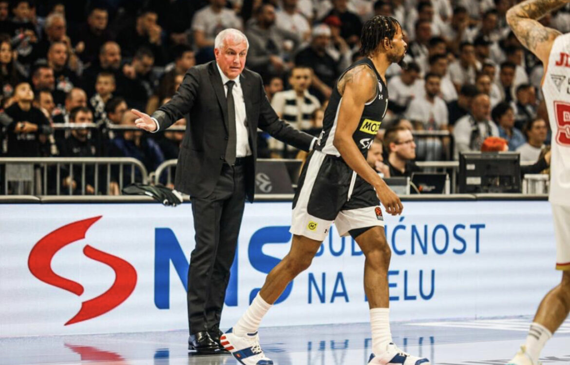 UŽIVO, PARTIZAN – MORNAR: Barani VODE u Pioniru, Obradović već BESNEO na tajm-autu!