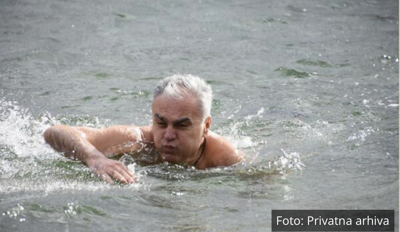 LEGENDA PARTIZANA: Profesor Dragan Životić plivao za Časni krst