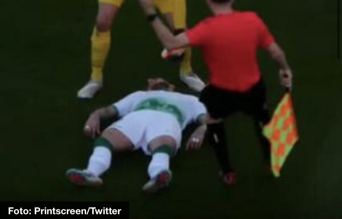 UZNEMIRUJUĆE SCENE! Pojavio se STRAVIČAN SNIMAK, evo kako je Gudelj izgubio svest i pao na teren – navijači i fudbaleri u ŠOKU!