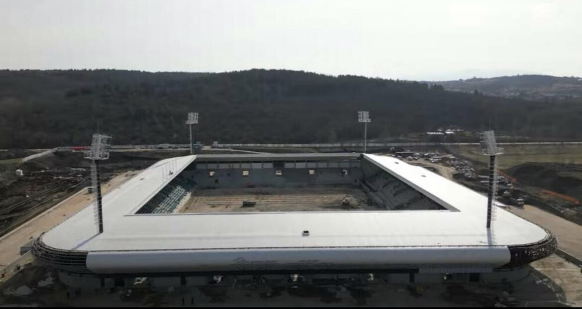 FUDBALSKA LEPOTICA NA ISTOKU SRBIJE! Stadion u Zaječaru već sada izgleda BRUTALNO! Pogledajte najmoderniji sportski objekat VIDEO