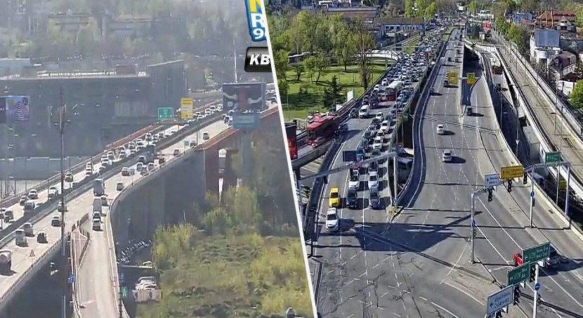 Saobraćaj u Beogradu jutros otežan samo na jednoj deonici auto-puta