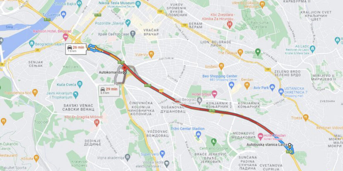 Sve stoji na ovom delu auto-puta u Beogradu: Kolone automobila u svim trakama