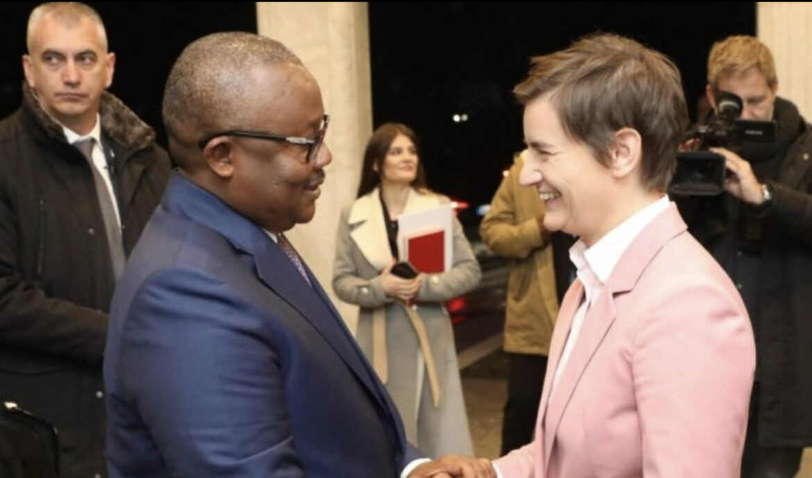 Ana Brnabić dočekala predsednika Republike Gvineje Bisao Umaroa Sisoko Embaloa 