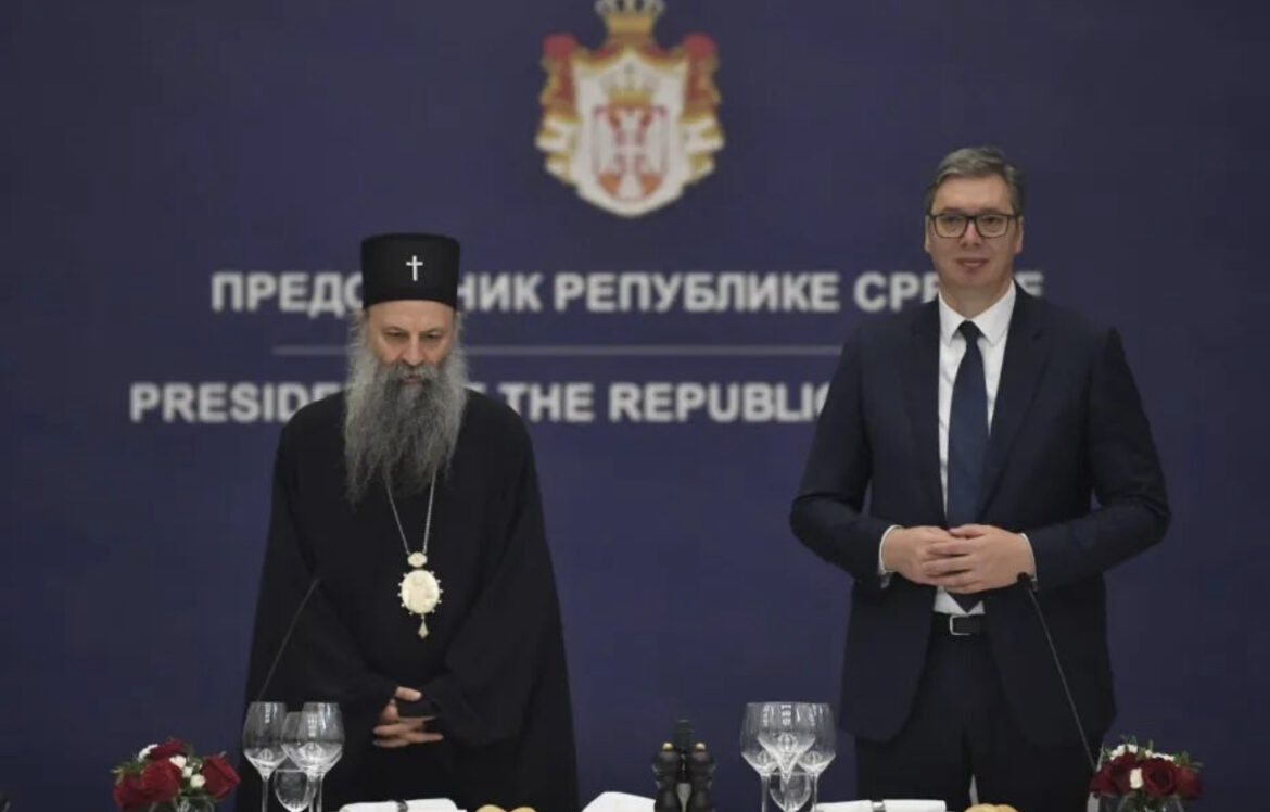 VUČIĆ UGOSTIO PATRIJARHA I EPISKOPE SPC! Saglasni da je jedinstvo naroda stub očuvanja države (FOTO) 