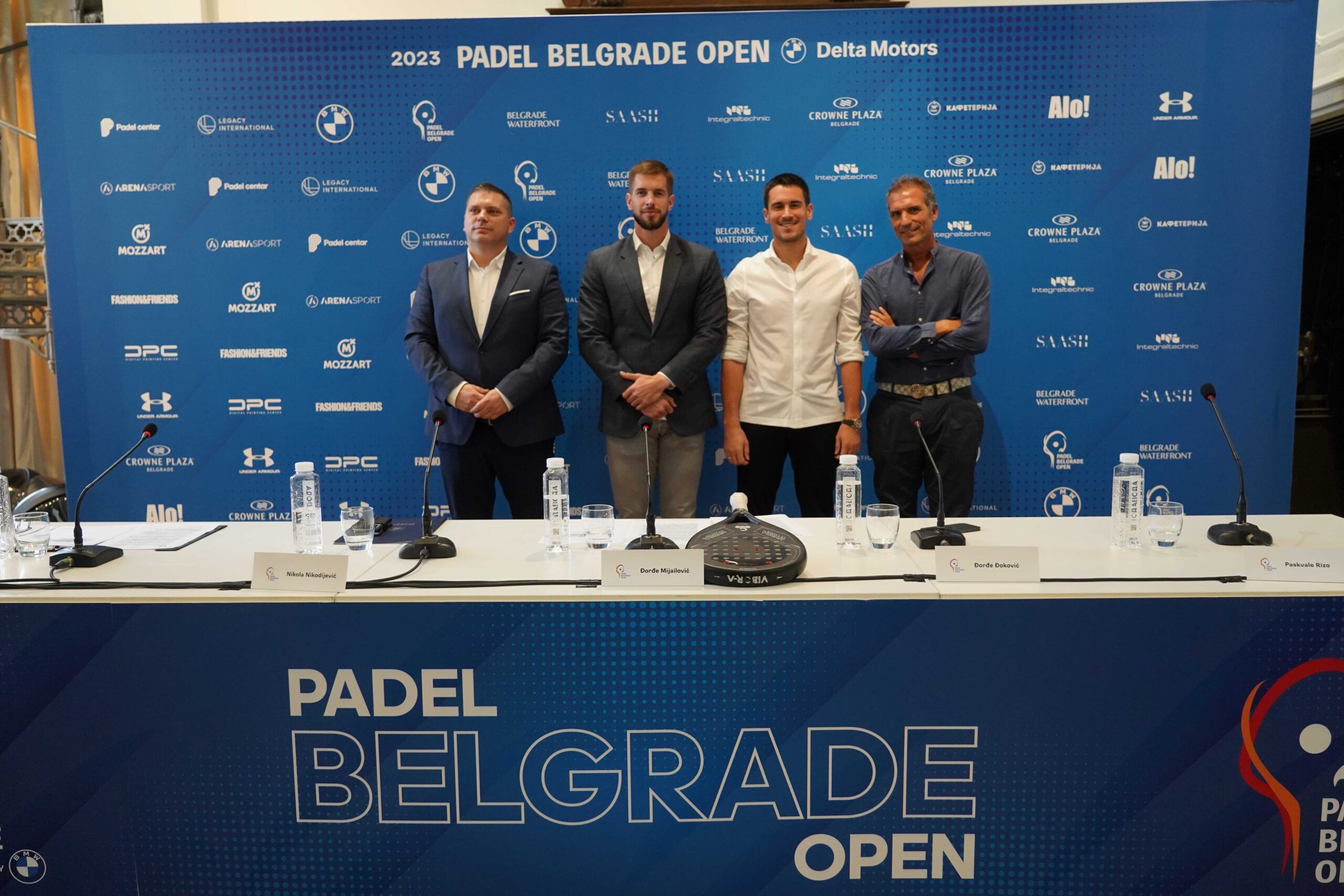 Predstavljen premijerni međunarodni “Padel Belgrade Open BMW Delta Motors”