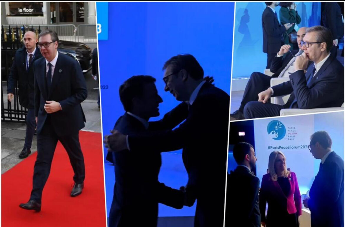 PREDSEDNIK VUČIĆ SE OGLASIO IZ PARIZA: Susreti i dobri razgovori na mirovnom forumu (VIDEO) 