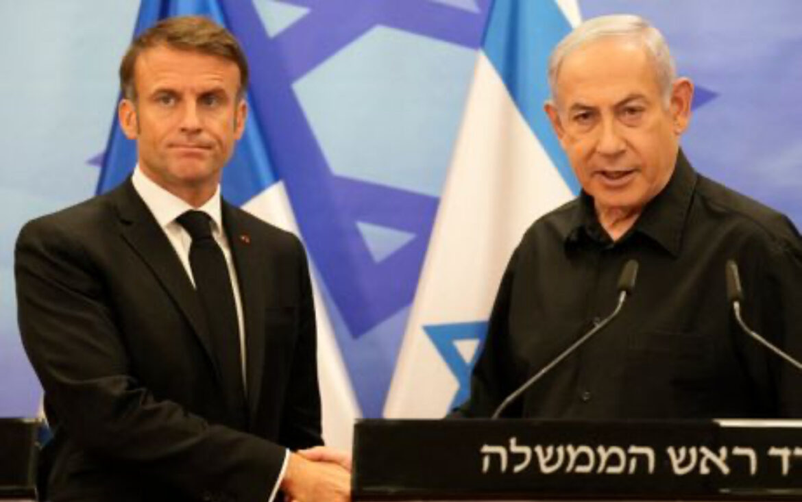 Makron kritikovao Izrael zbog bombardovanja Gaze, Netanijahu reagovao: Sve države treba da osude Hamas 