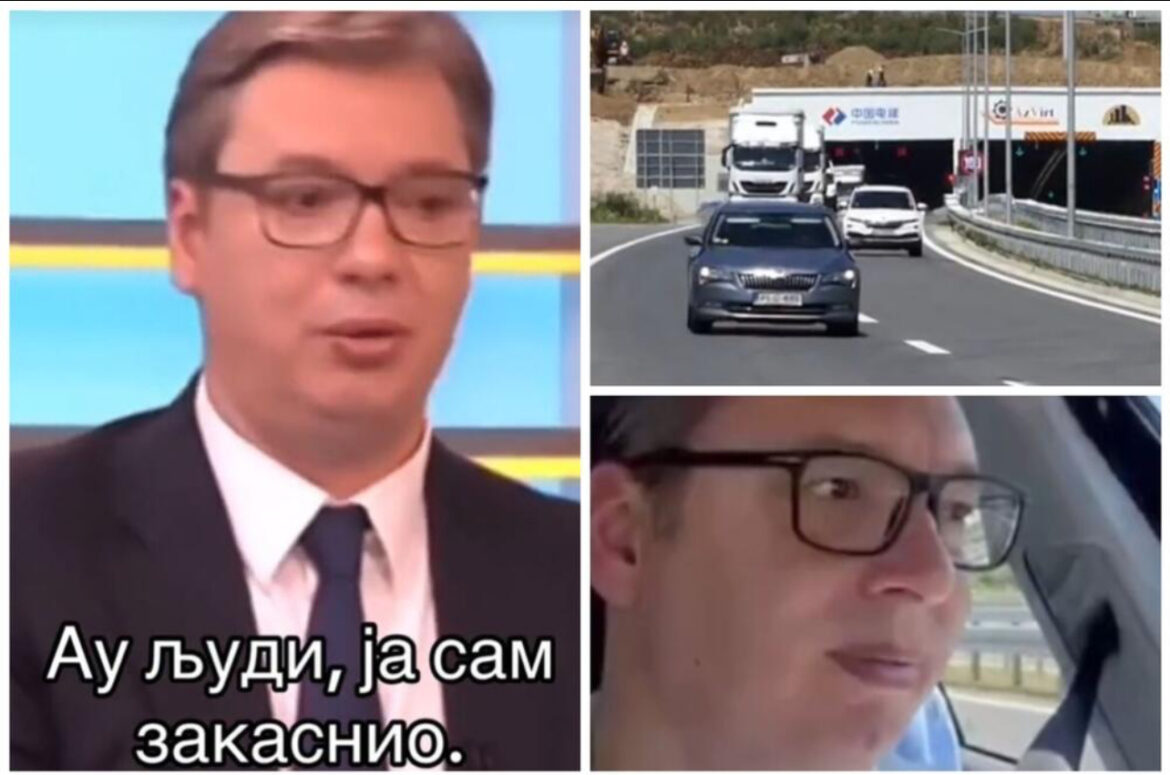 „AU LJUDI, JA SAM ZAKASNIO“: Vučić objavio snimak „istorijskog“ kašnjenja, sve prati muzika iz ROKIJA (VIDEO) 