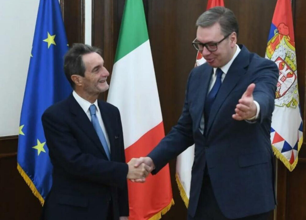 NISMO SE SAGLASILI SAMO OKO TOGA KO JE DOBIO TEŽU GRUPU U FUDBALU NA EP 2024 Srdačan sastanak predsednika Vučića i Atilija Fontane 