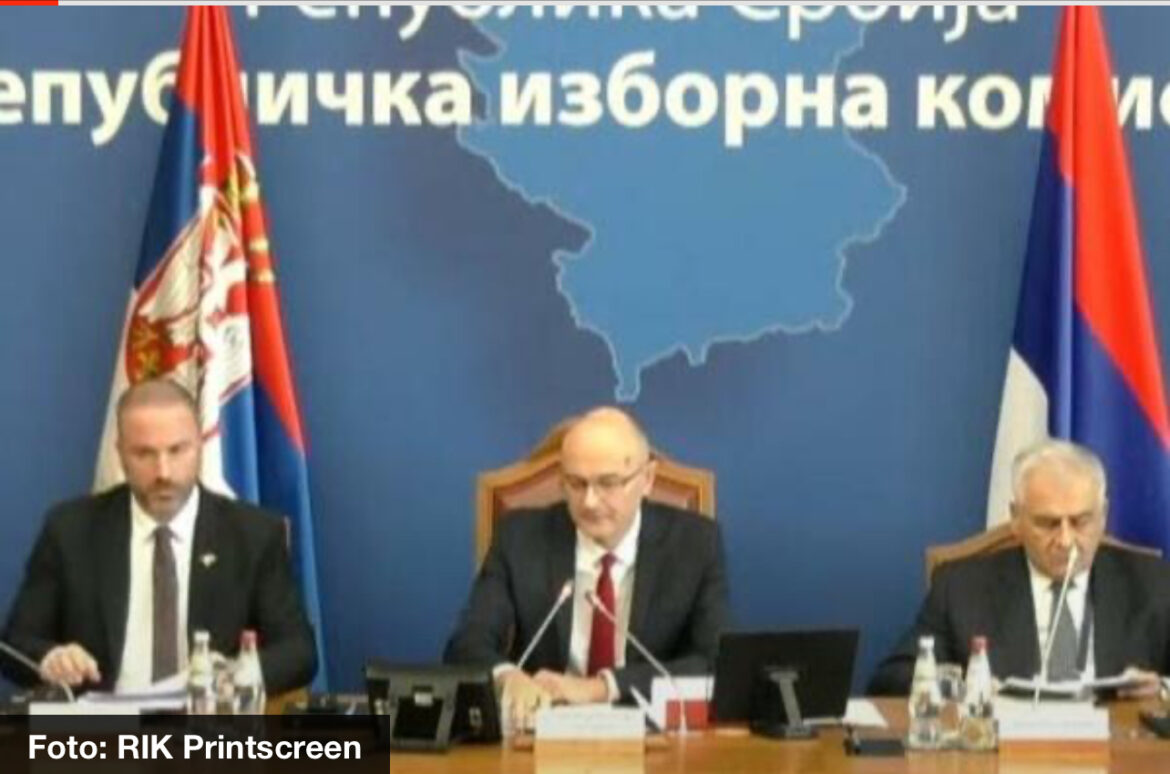 Predsednik RIK-a otkrio kada će biti prvi preliminarni rezultati: Ovo je rok za podnošenje prigovora