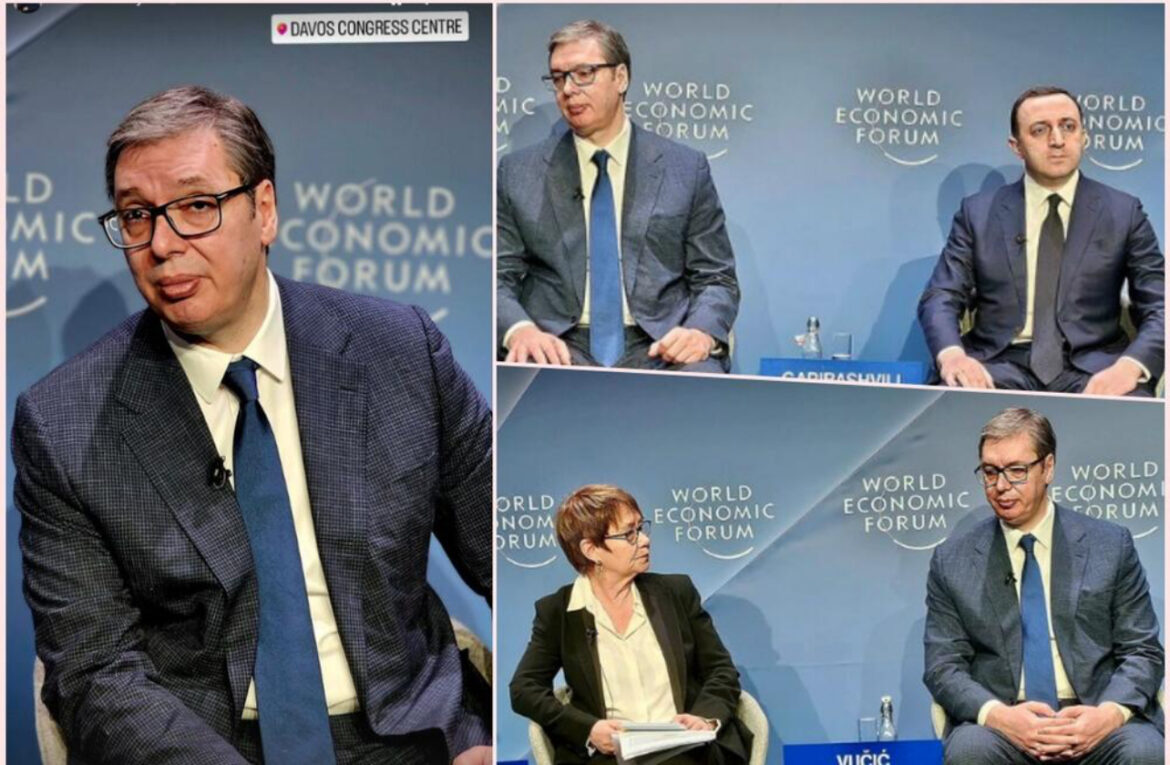 PREDSEDNIK VUČIĆ U DAVOSU: Učestvuje na panelu „Nova zora za Evroaziju?“ (FOTO)