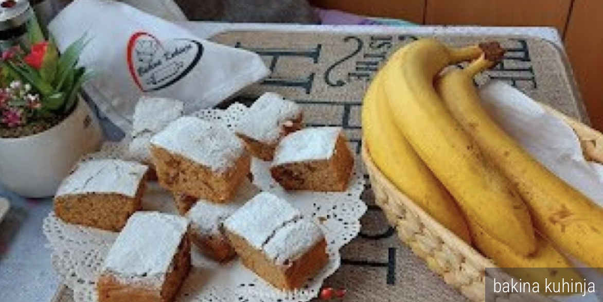 Kolač sa bananama! Lako se pravi, a svaka domaćica treba&hellip;