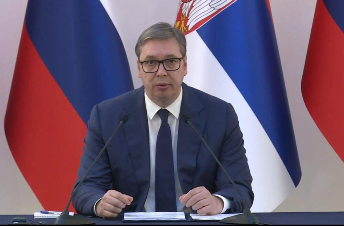 UŽIVO, VUČIĆ U RUSKOM DOMU O PUCNJAVI U SLOVAČKOJ: Fico je jedan od malobrojnih slobodarskih lidera i veliki prijatelj Srbije FOTO