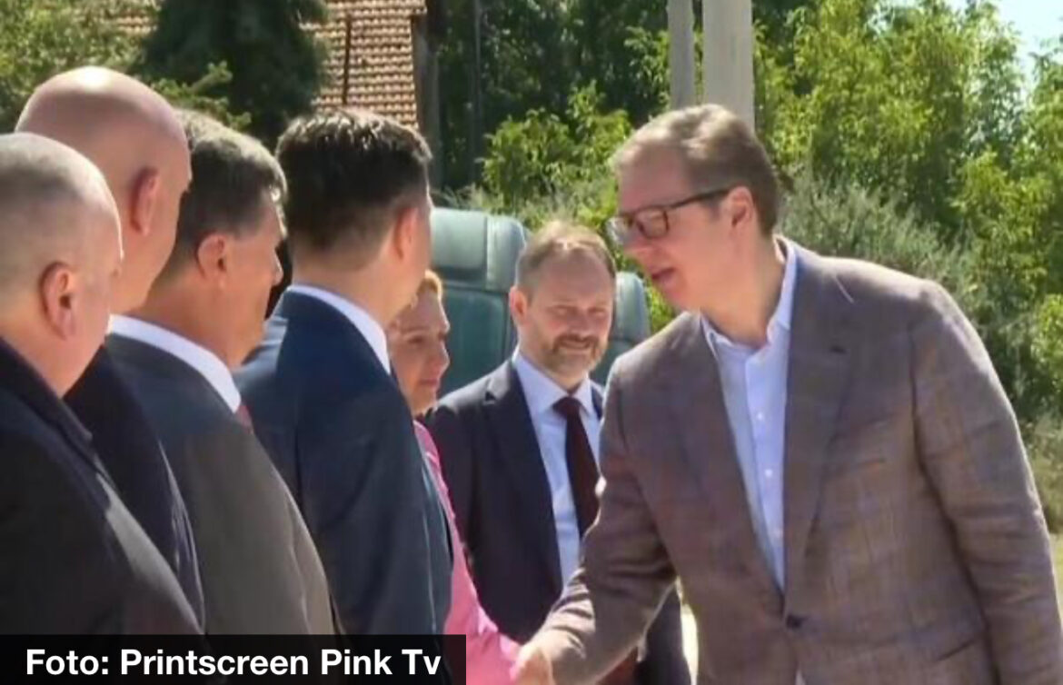 UŽIVO PREDSEDNIK SRBIJE U NIŠU: Vučić sa Žiofreom prisustvuje ceremoniji početka izgradnje železničke obilaznice