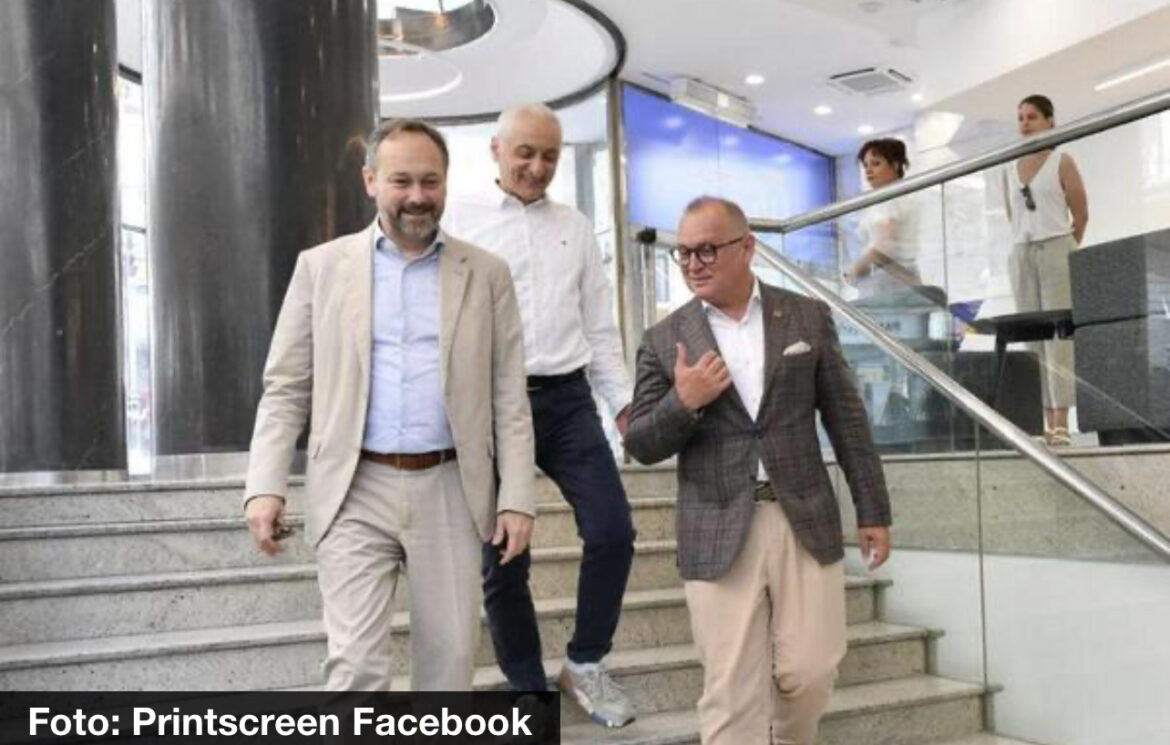 MINISTAR VESIĆ SA ŽIOFREOM U OBILASKU EVROPSKE KUĆE U BEOGRADU: Ponosan što sam uspeo da obezbedim zaštitu za ovaj prostor (FOTO)