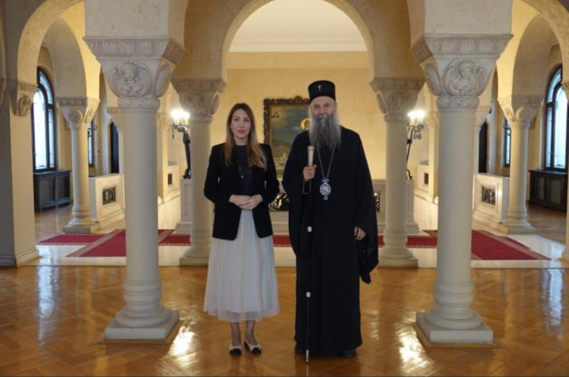 PARTIJARH PORFIRIJE RAZGOVARAO SA MINISTARKOM ĐEDOVIĆ HANDANOVIĆ: Tema bila međusobna saradnja