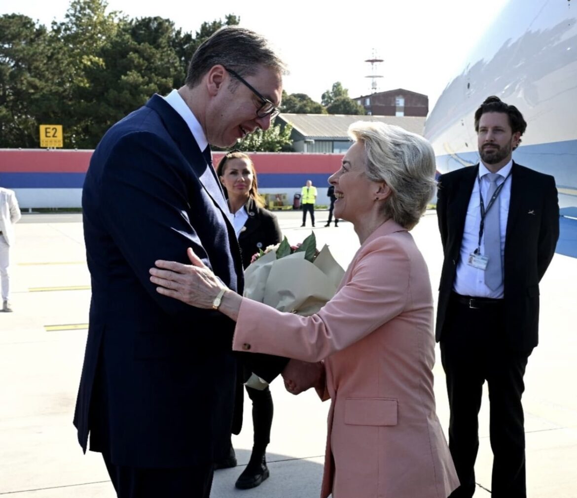 „VEĆ SLEDEĆEG PUTA ĆEMO IMATI VIŠE REZULTATA DA SE POHVALIMO!“ Vučić ispratio Ursulu fon der Lajen! (FOTO)