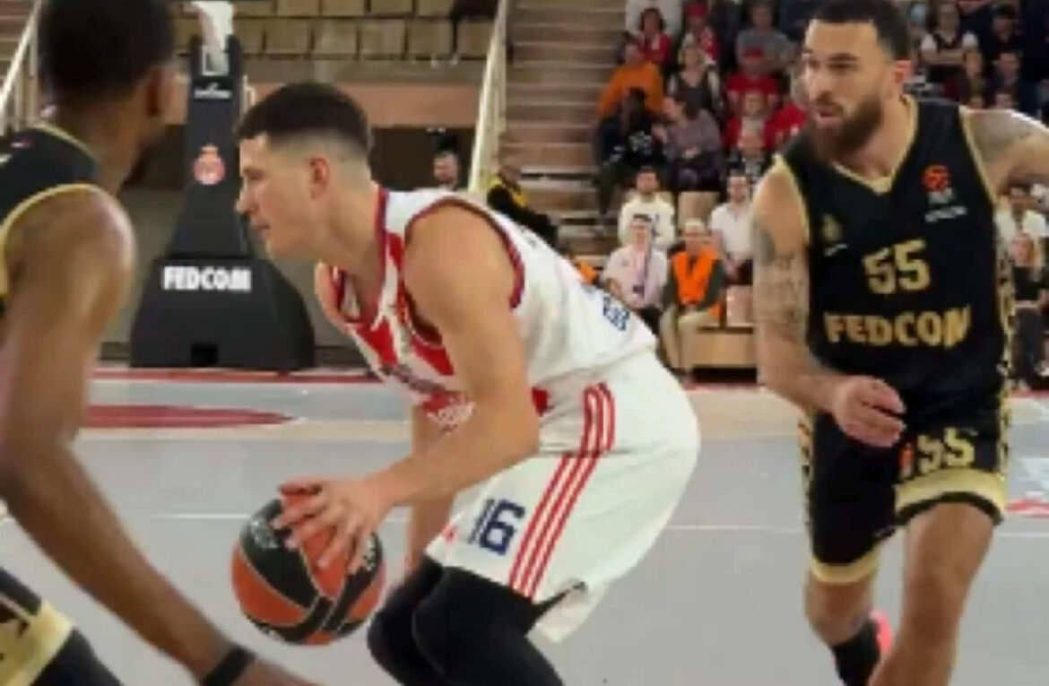 Loše vesti za Zvezdu iz Monaka: Povredio se Nemanja Nedović!