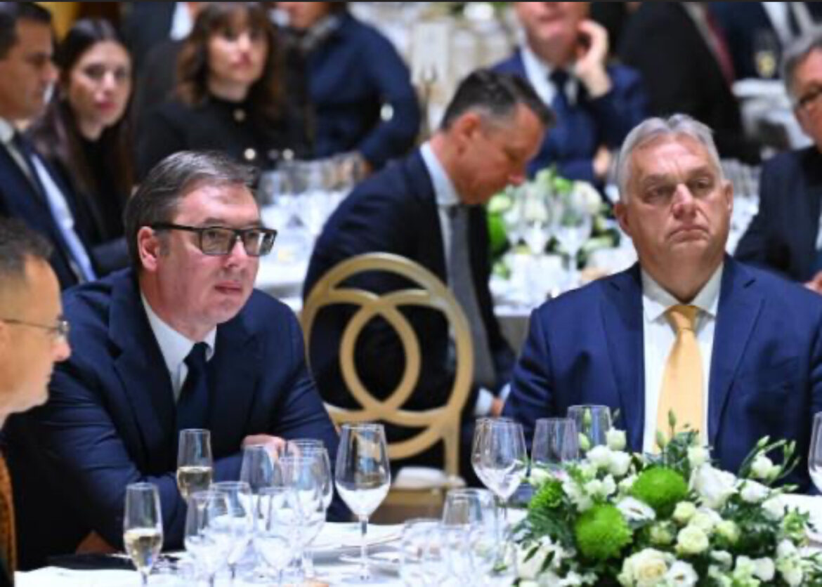 VUČIĆ NA VEČERI SA ORBANOM I ŠUJOKOM „Hvala Viktoru na prijateljstvu, Srbija će uvek biti pouzdan partner i iskren prijatelj Mađarskoj“ (FOTO)