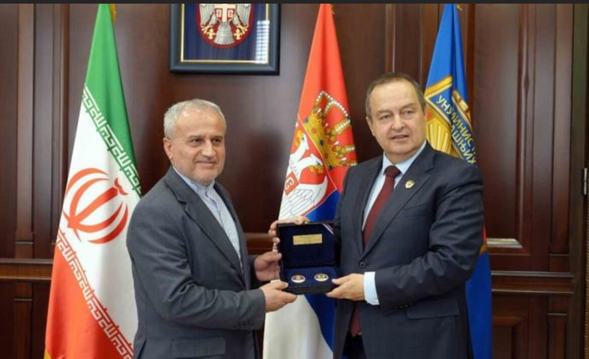 DAČIĆ PRIMIO U OPROŠTAJNU POSETU AMBASADORA IRANA Produbljena policijska saradnja