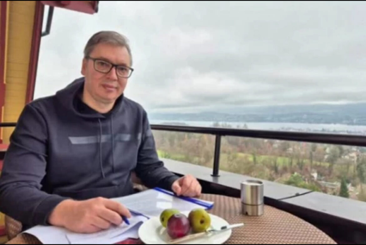 „SVET SE MENJA BRŽE NEGO IKADA“: Vučić pokazao kako se priprema pred govor u Cirihu (FOTO)