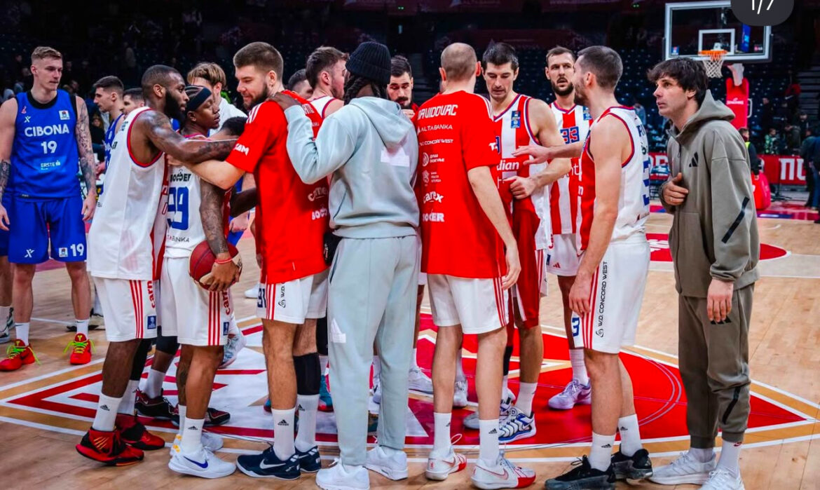 GRČEVITA BORBA U ARENI! Zvezda ima minimalnu prednost, ponovo sumnjiva sudijska odluka!