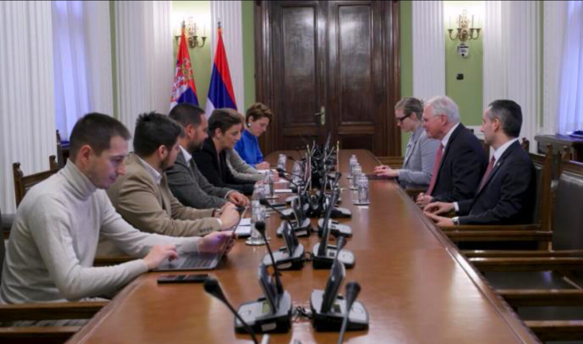 OPROŠTAJNA POSETA: Brnabićeva primila ambasadora Kristofera Hila