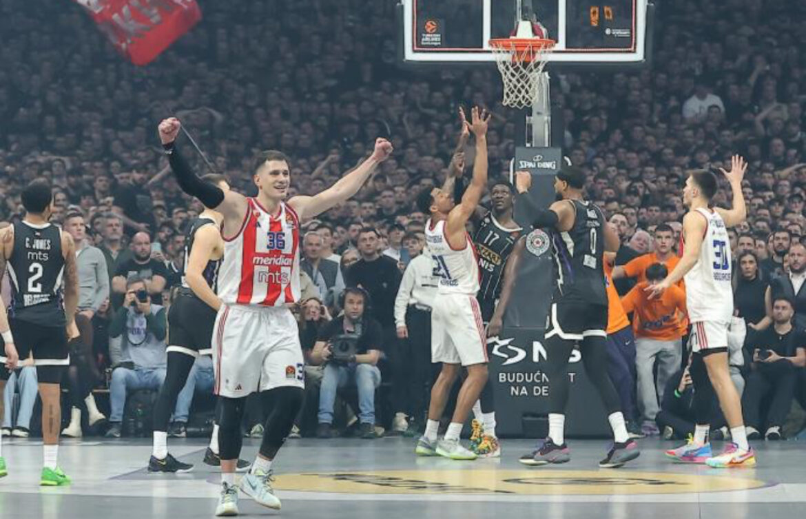 ZVEZDA OBORILA VLASTITI REKORD U EVROLIGI! Crveno-beli srušili Partizan i postigli nešto što nikada pre nisu!