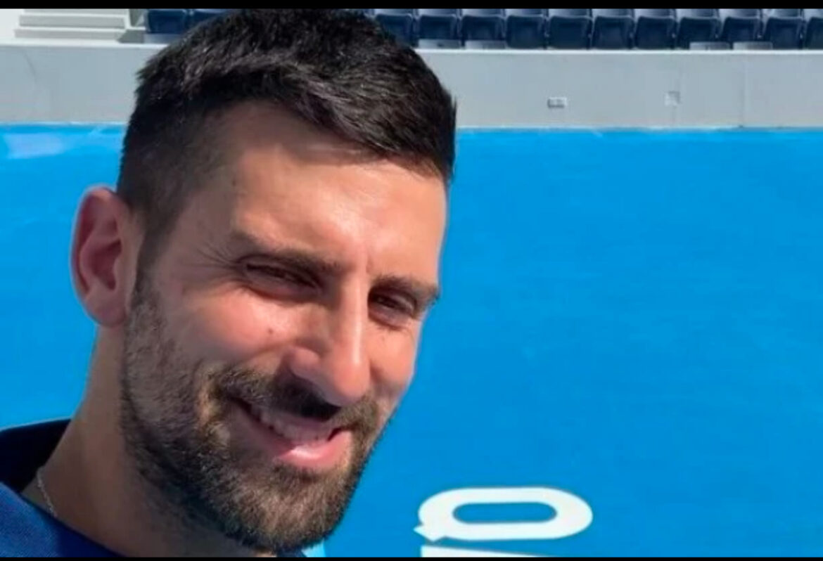 NOVAK ĐOKOVIĆ POTVRDIO NASTUP NA TURNIRU: Stigao je i odmah se javio sa terena (VIDEO)