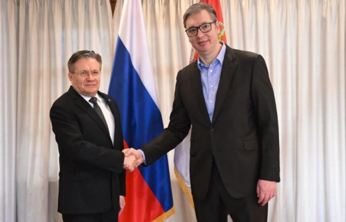 POTVRDILI SMO NASTAVAK BLISKE SARADNJE SRBIJE I RUSIJE: Vučić sa direktorom ruske državne korporacije za atomsku energiju
