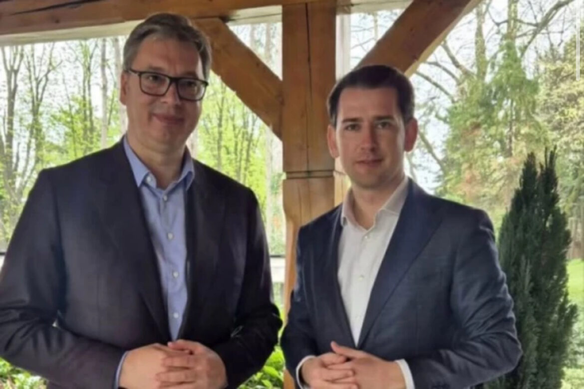 „SRDAČAN SUSRET SA STARIM DOBRIM PRIJATELJEM“! Vučić se sastao sa Sebastijanom Kurcom! (FOTO)
