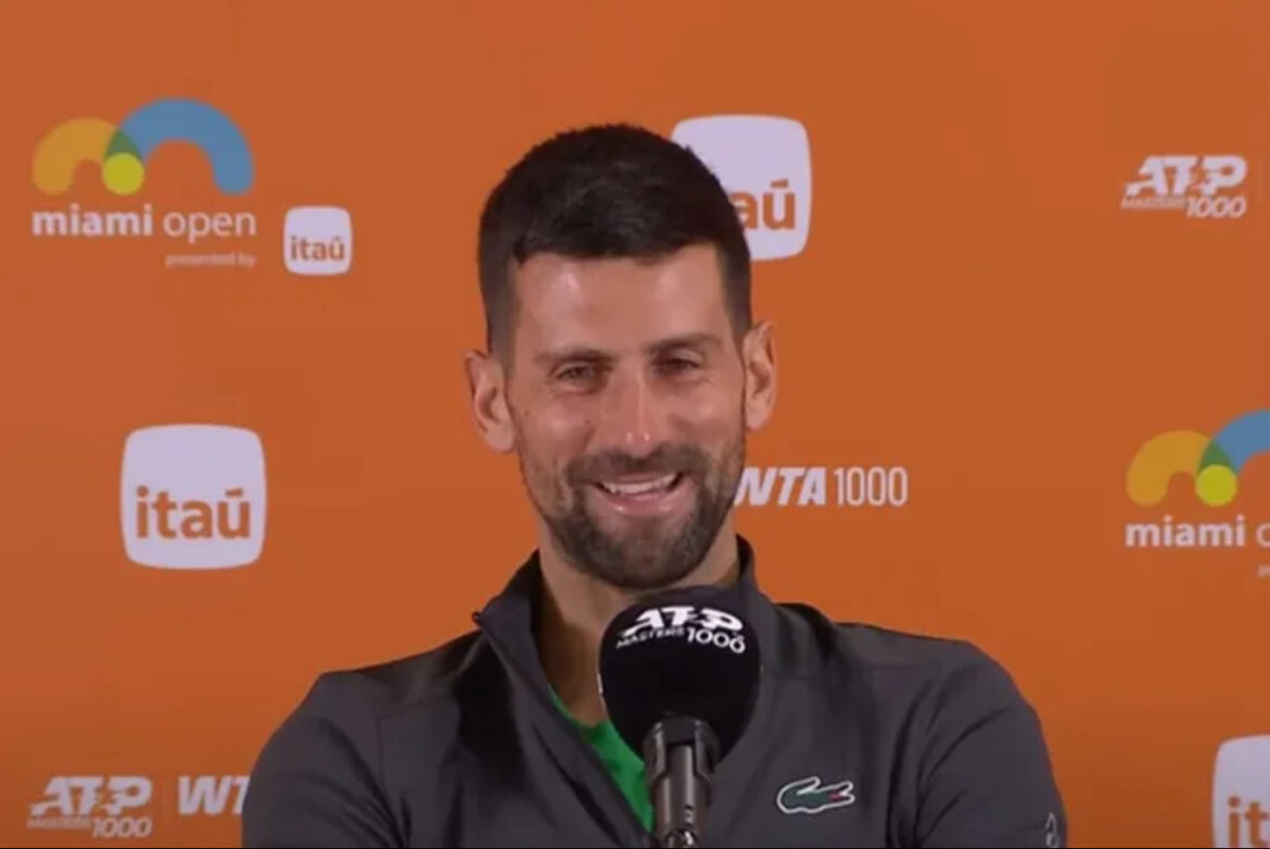 Novak Đoković umirao od smeha na konferenciji dok je pričao kako ga je ocenjivao Mesijev sin