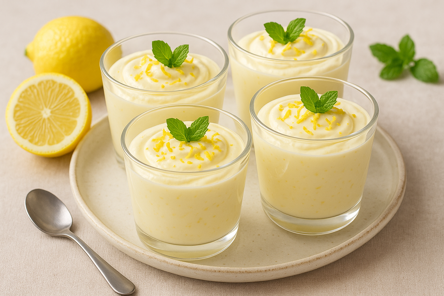 Brzi limun mus – desert koji osvežava i osvaja