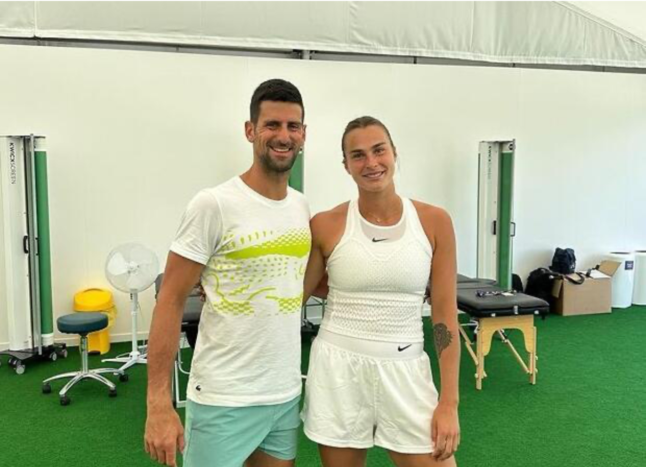 DOBRO UDARANJE SA ŠAMPIONOM! Novak naterao Beloruskinju da „zapleše“ na&hellip;