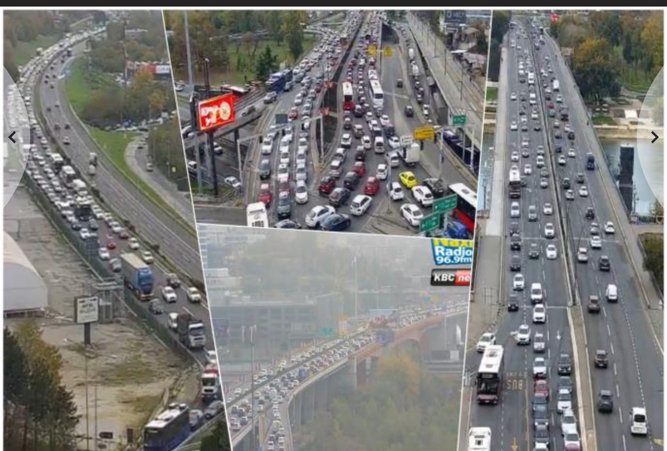 DUGE KOLONE NA GAZELI I AUTOKOMANDI: Automobili mile, na Brankovom&hellip;