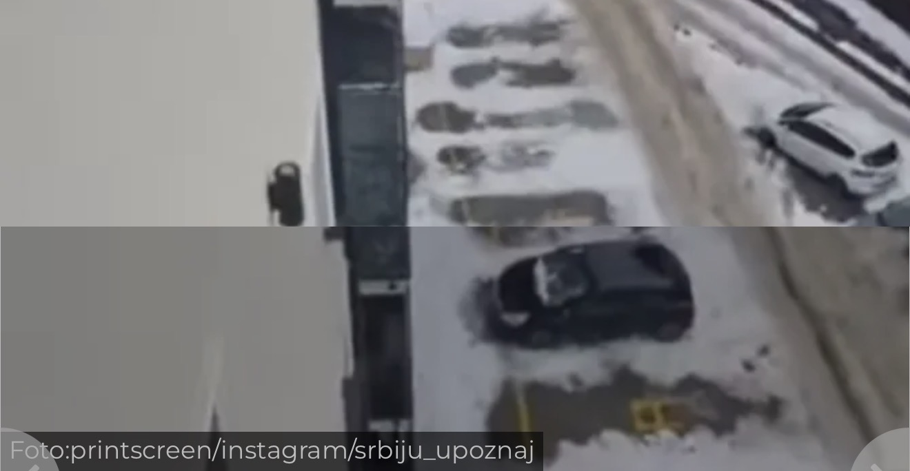 Za dlaku izbegnuta veća drama na Zlatiboru! Ledenica smrskala automobil:&hellip;