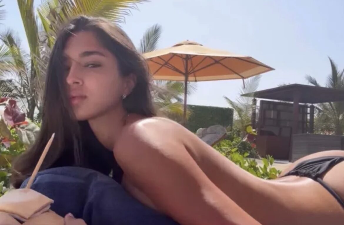 Vreli snimak Đine Džinović u toplesu: Ne može da obuzda grudi, a dole tanga bikini! Od prizora padaju vilice
