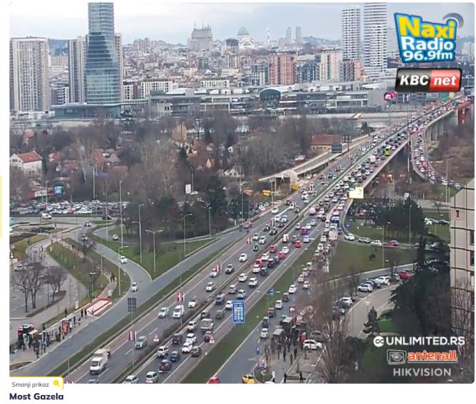 GAZELA, AUTOKOMANDA I MOSTOVI ZAKRČENI! Popodnevni špic uzeo maha u prestonici, evo koje pravce izbegavati! (FOTO)