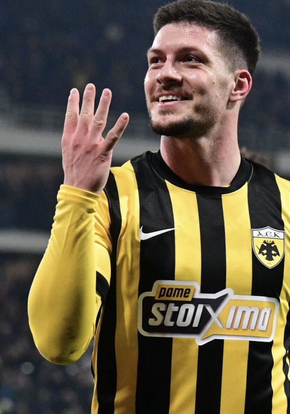 Luka Jović opet dao gol, „srpski“ AEK na prvom mestu u Grčkoj na kraju regularnog dela!