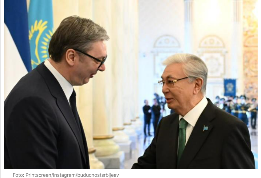 VUČIĆ ČESTITAO TOKAJEVU USPEŠNO SPROVOĐENJE REFERENDUMA: Verujem da će ovaj korak doprineti jačanju stabilnosti, napretka i sigurnije budućnosti Kazahstana