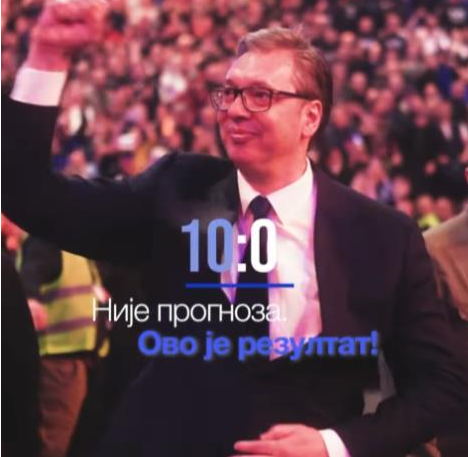 „10:0 NIJE PROGNOZA, OVO JE REZULTAT“ Predsednik Vučić poslao snažnu poruku: Uspeli smo da odbranimo Srbiju, sad je vreme da pružimo ruku protivnicima (VIDEO)