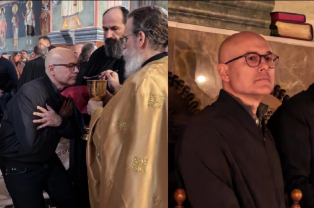 OGLASIO SE VUČEVIĆ! Luder SNS se pričestio u crkvi! (FOTO)
