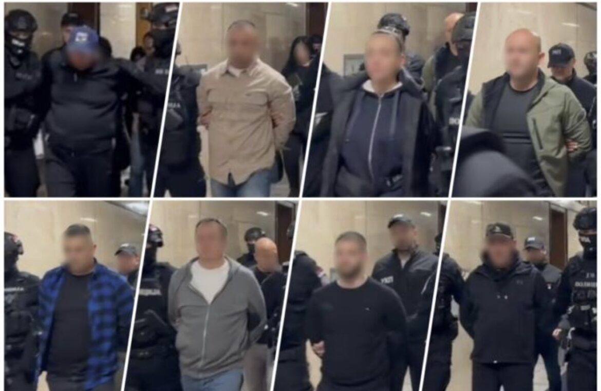 VLASNIK RESTORANA, KONOBAR, POLICAJCI, SUPRUGA… Pogledajte snimak svih 8 uhapšenih zbog nestanka Aleksandra Nešovića
