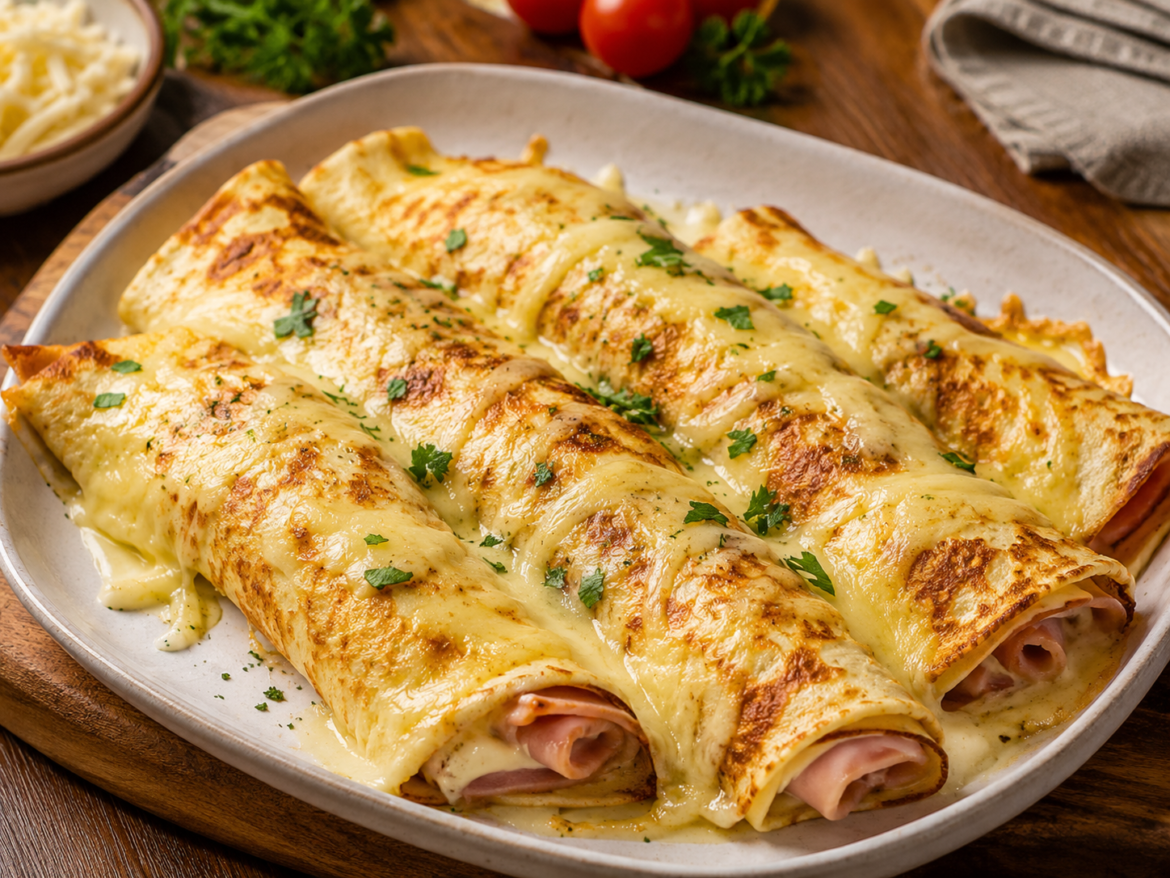 Recept za zapečene slane palačinke: