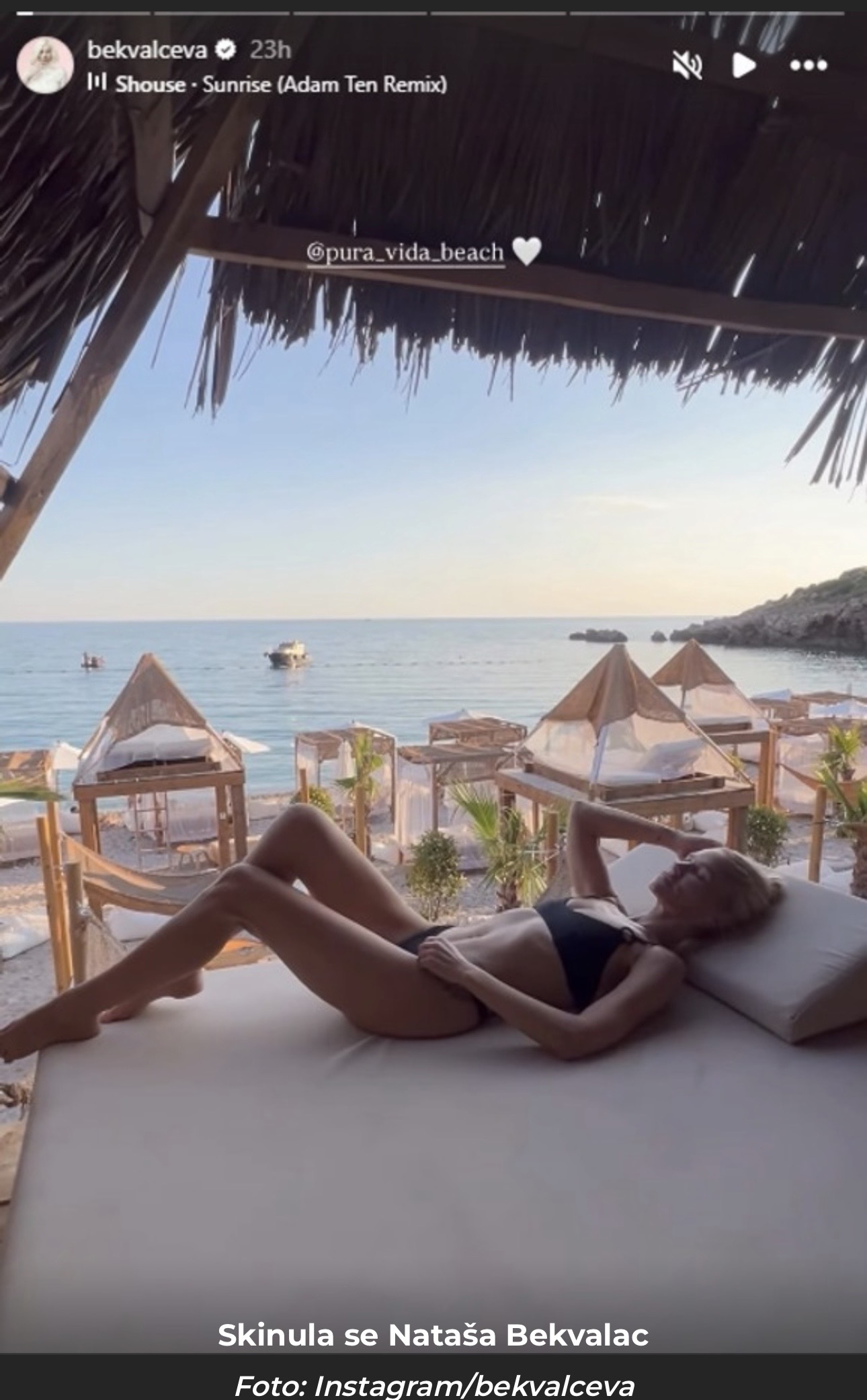Skinula se Nataša Bekvalac: Spuštena bretela, a poze na plaži&hellip;