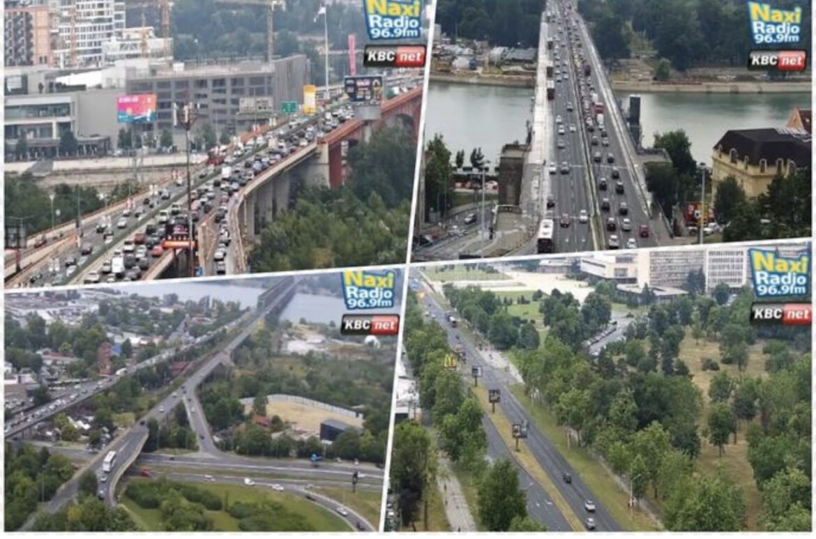 NA GAZELI I PANČEVCU NEMA IGLA GDE DA PADNE: Gužve od ranih jutarnjih sati u Beogradu, na Autokomandi pustoš (FOTO)